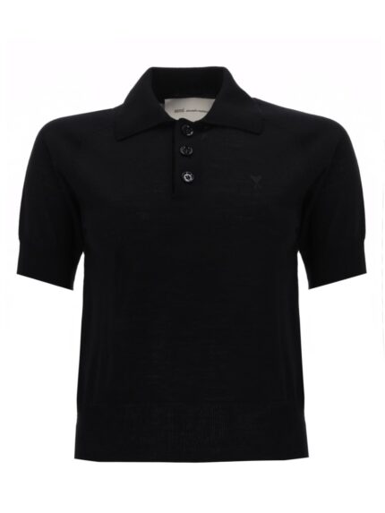 AMI PARIS POLO WITH LOGO