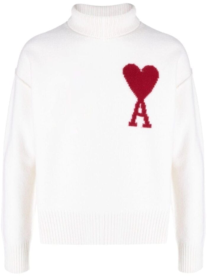 AMI PARIS Red Adc Sweater