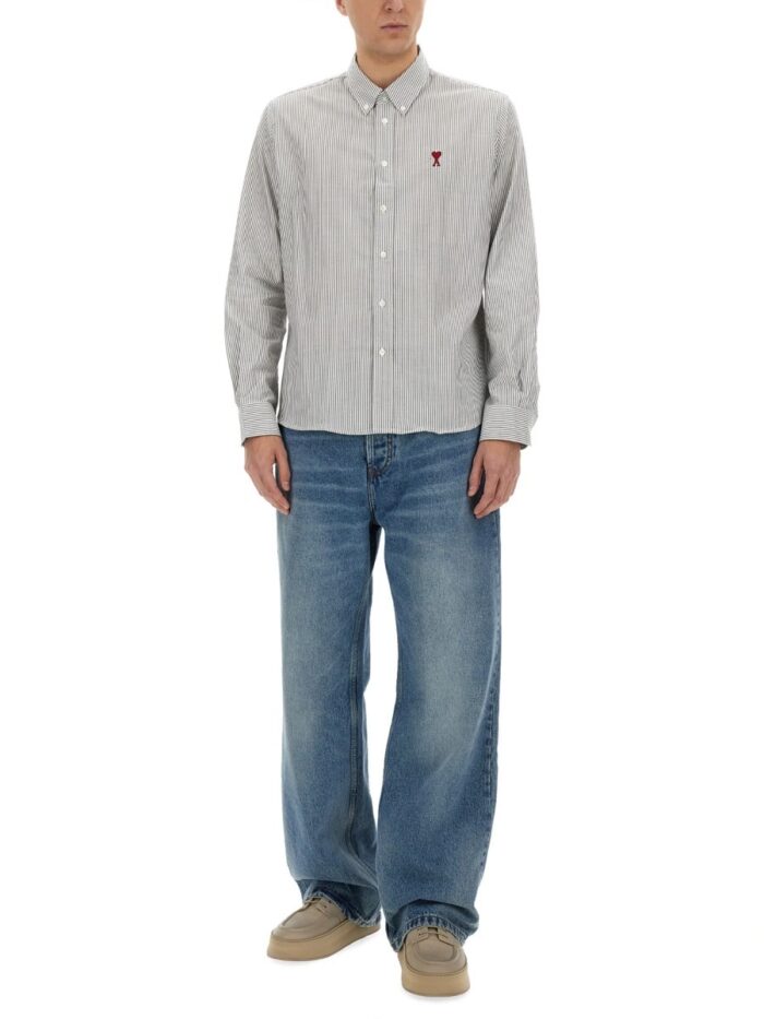 AMI PARIS SHIRT WITH LOGO