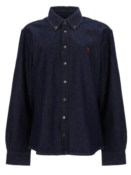 AMI PARIS SHIRT WITH LOGO