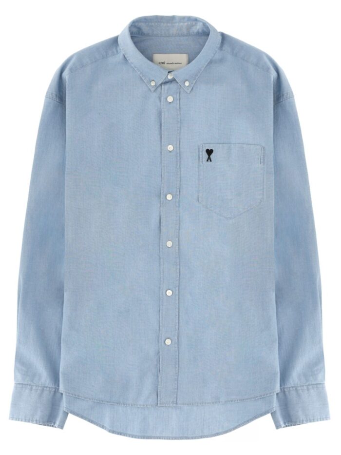 AMI PARIS SHIRT WITH LOGO