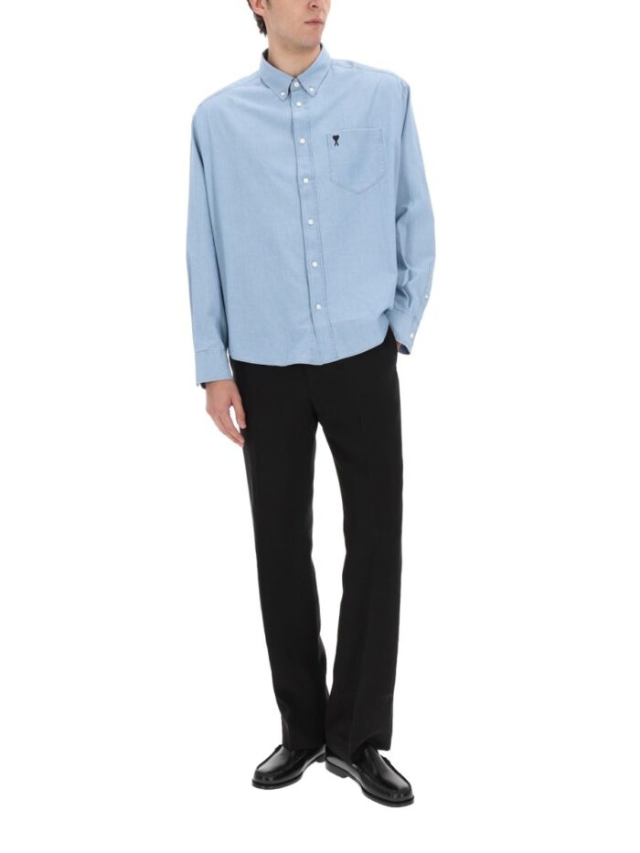 AMI PARIS SHIRT WITH LOGO