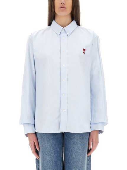 AMI PARIS SHIRT WITH LOGO