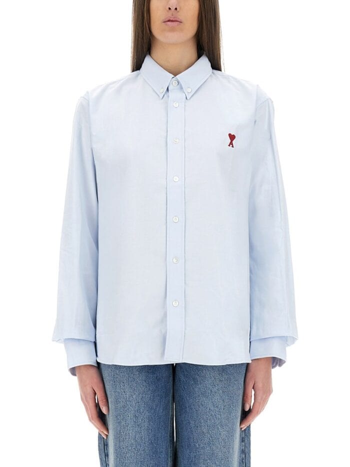 AMI PARIS SHIRT WITH LOGO