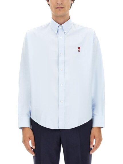 AMI PARIS SHIRT WITH LOGO