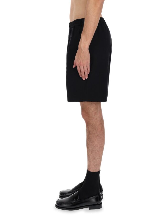 AMI PARIS SHORTS ELASTICIZZATI CON LOGO