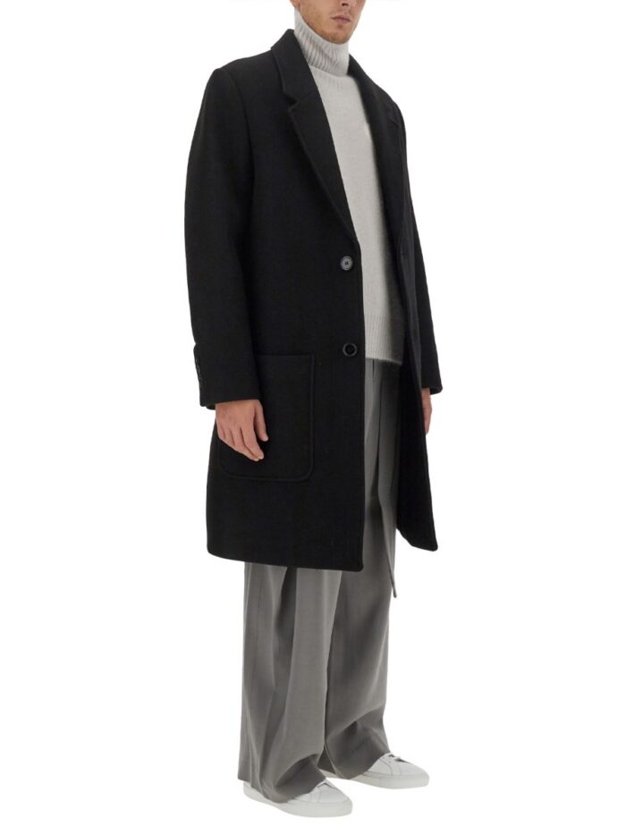 AMI PARIS SINGLE-BREASTED COAT