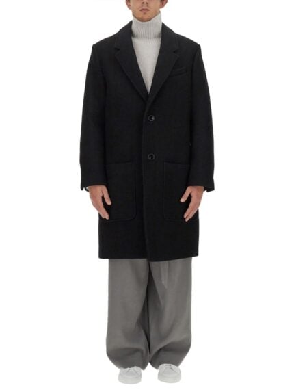AMI PARIS SINGLE-BREASTED COAT