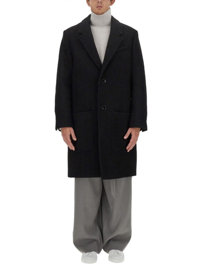 AMI PARIS SINGLE-BREASTED COAT