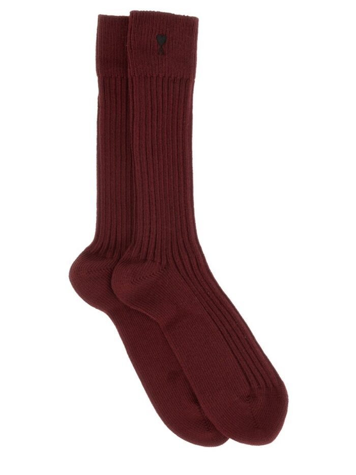 AMI PARIS SOCKS WITH LOGO