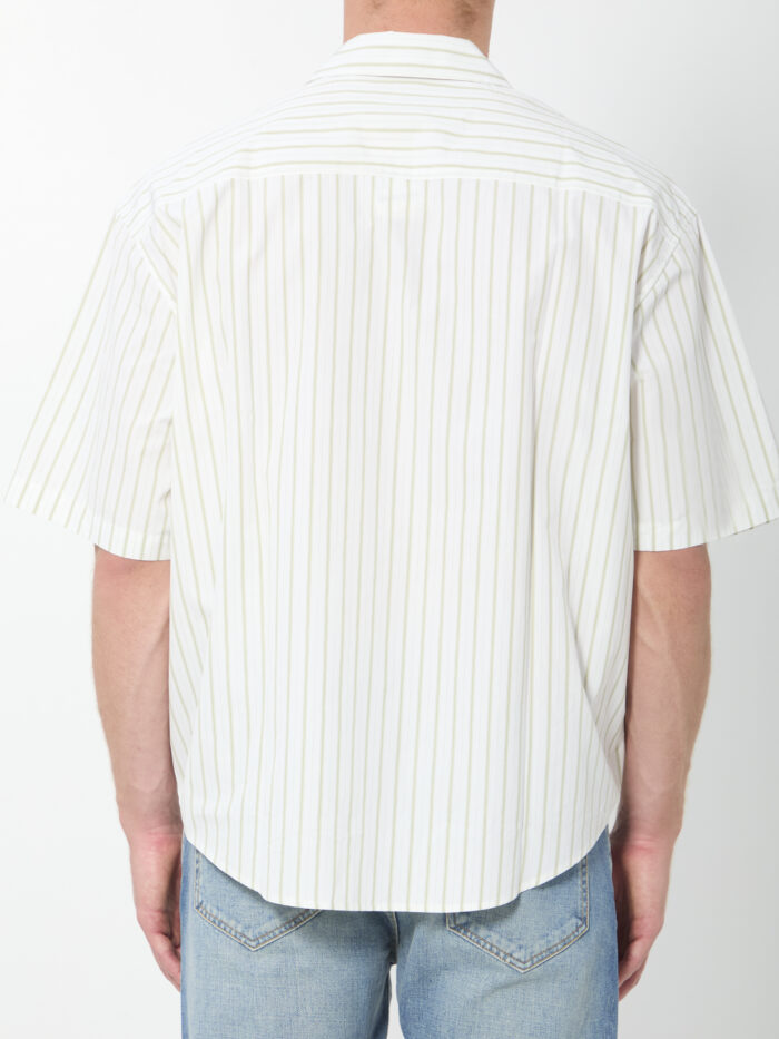Ami Paris Striped boxy shirt