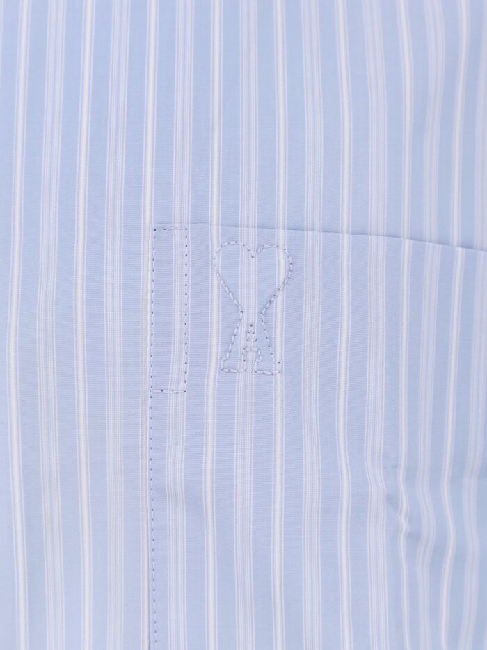 AMI PARIS Striped Cotton Shirt