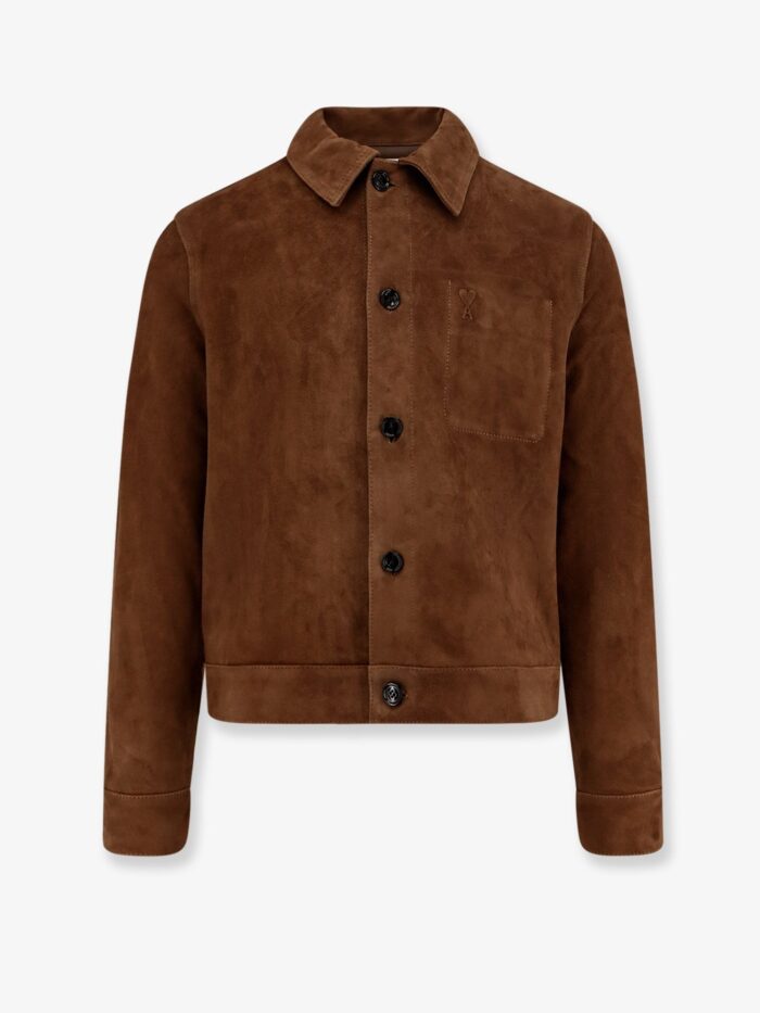 AMI PARIS Suede Jacket
