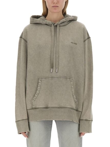 AMI PARIS SWEATSHIRT WITH LOGO