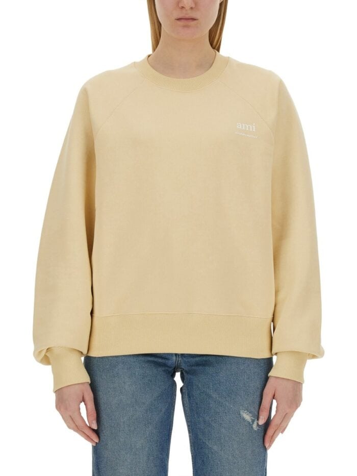 AMI PARIS SWEATSHIRT WITH LOGO
