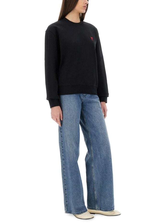 AMI PARIS SWEATSHIRT WITH LOGO
