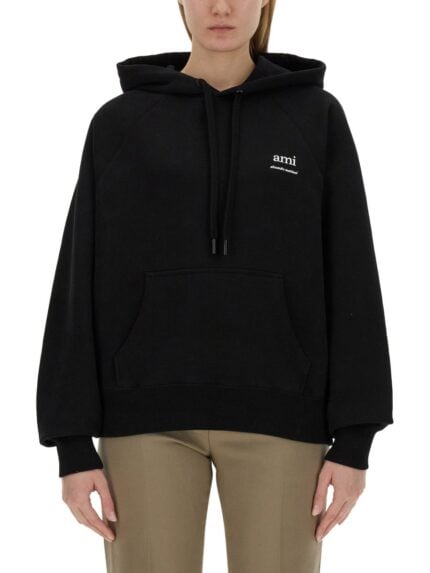 AMI PARIS SWEATSHIRT WITH LOGO