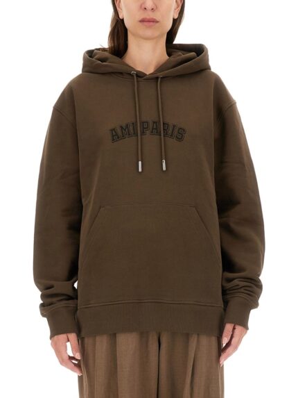 AMI PARIS SWEATSHIRT WITH LOGO