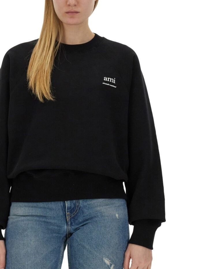 AMI PARIS SWEATSHIRT WITH LOGO