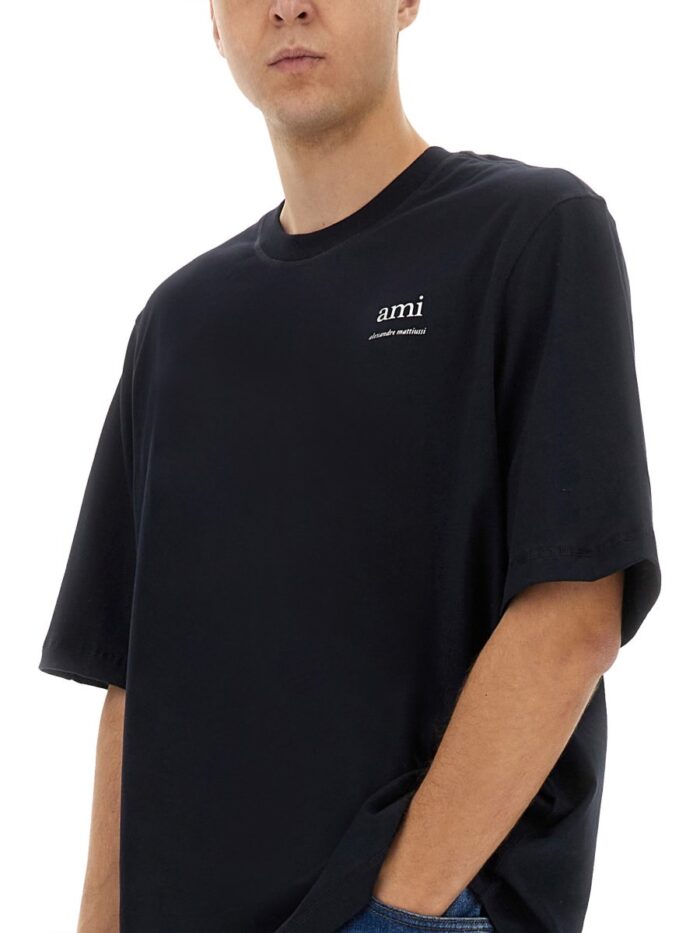 AMI PARIS T-SHIRT WITH LOGO