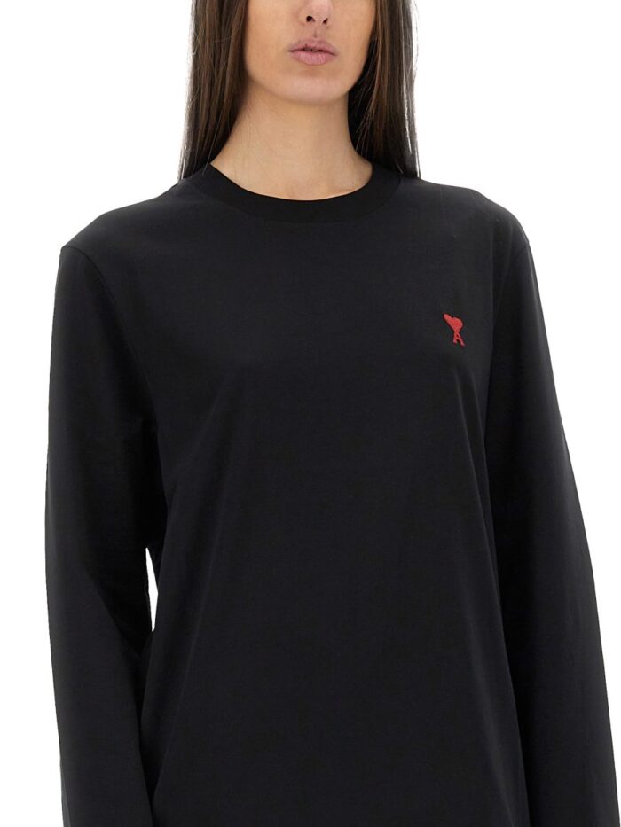 AMI PARIS T-SHIRT WITH LOGO
