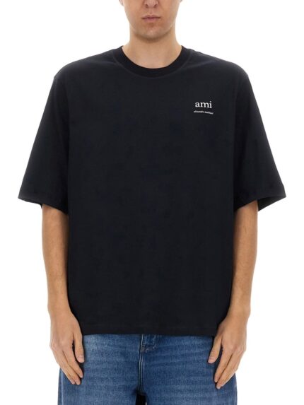AMI PARIS T-SHIRT WITH LOGO