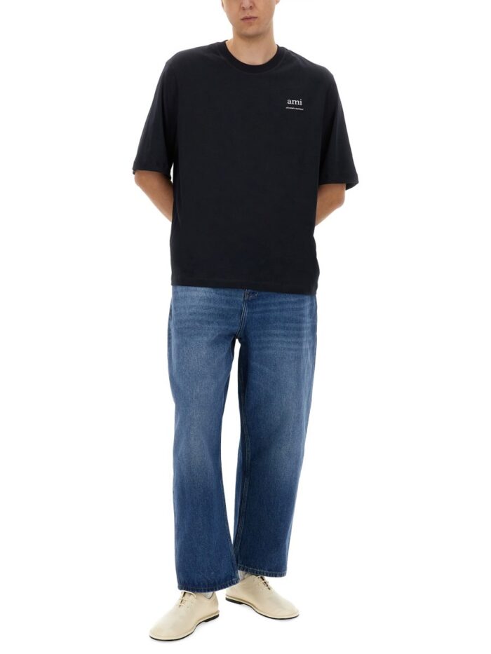 AMI PARIS T-SHIRT WITH LOGO