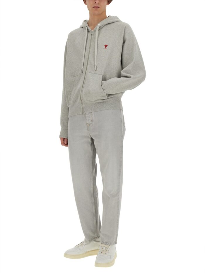 AMI PARIS TAPERED FIT JEANS