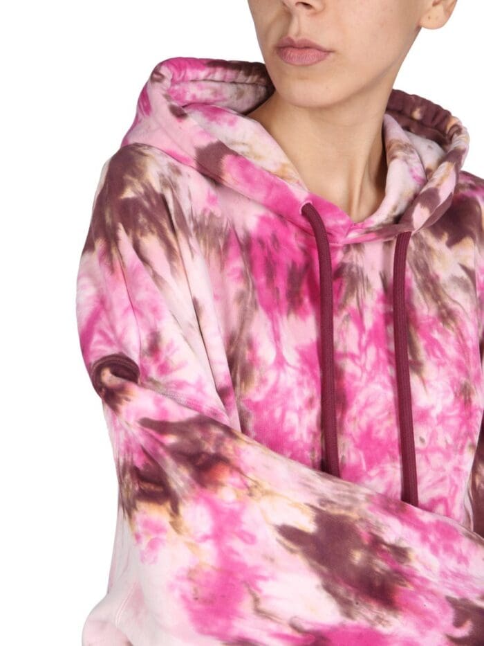 AMI PARIS TIE-DYE PATTERN SWEATSHIRT