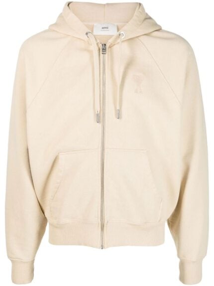 AMI PARIS Tonal Zipped Adc Hoodie