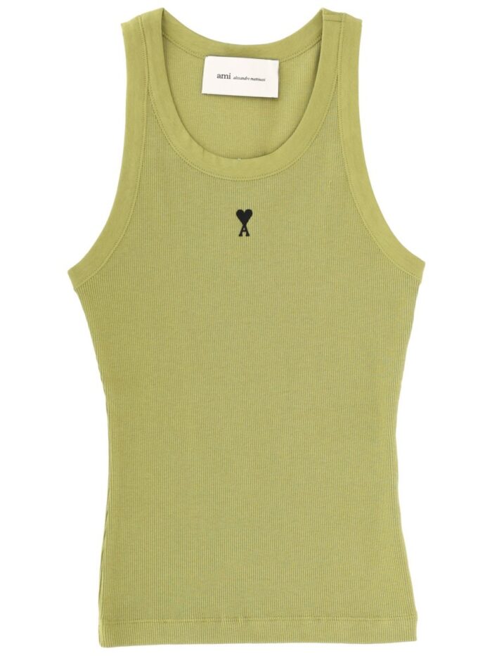 AMI PARIS TOPS WITH LOGO