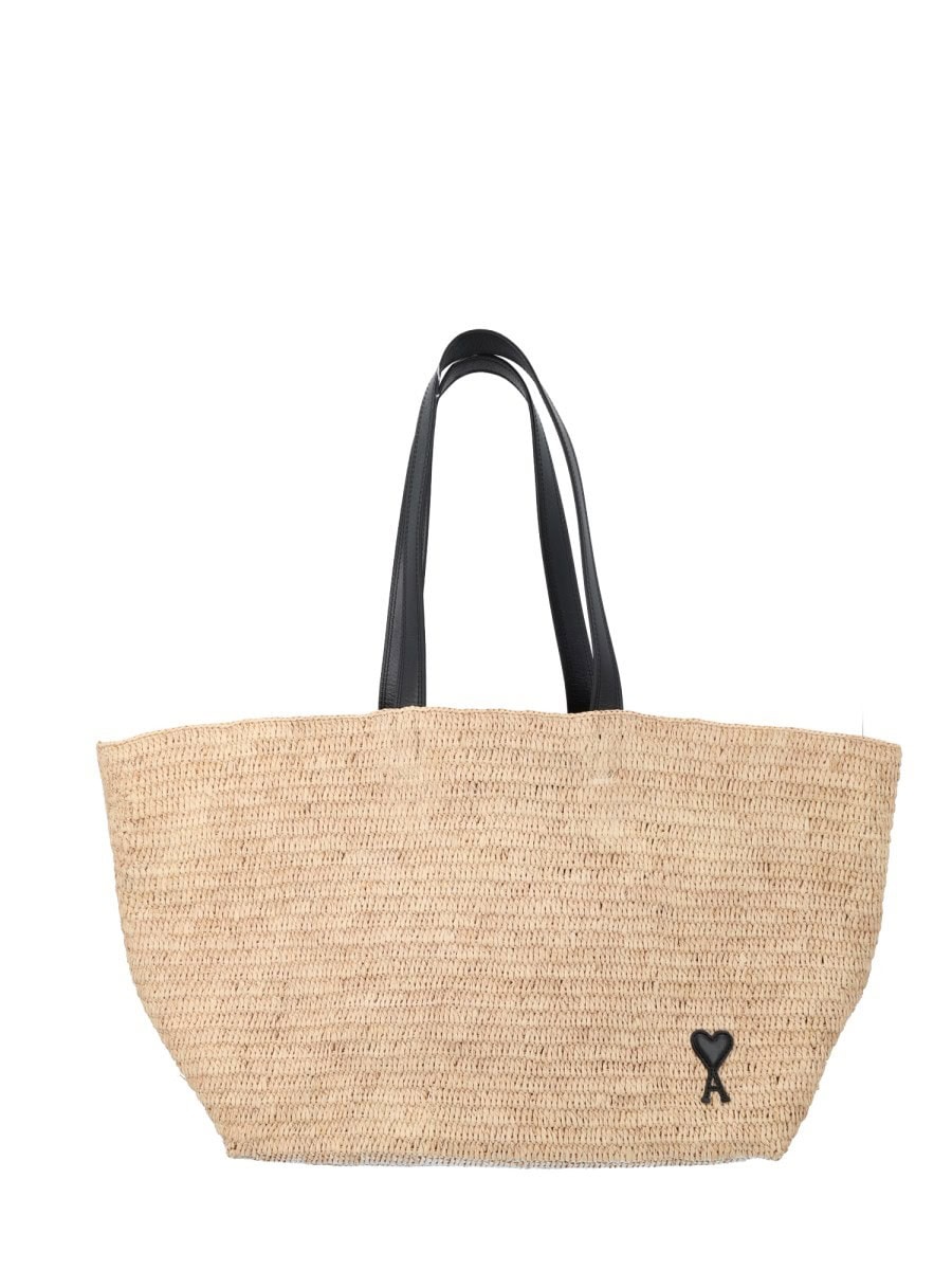 AMI PARIS TOTE BAG WITH LOGO