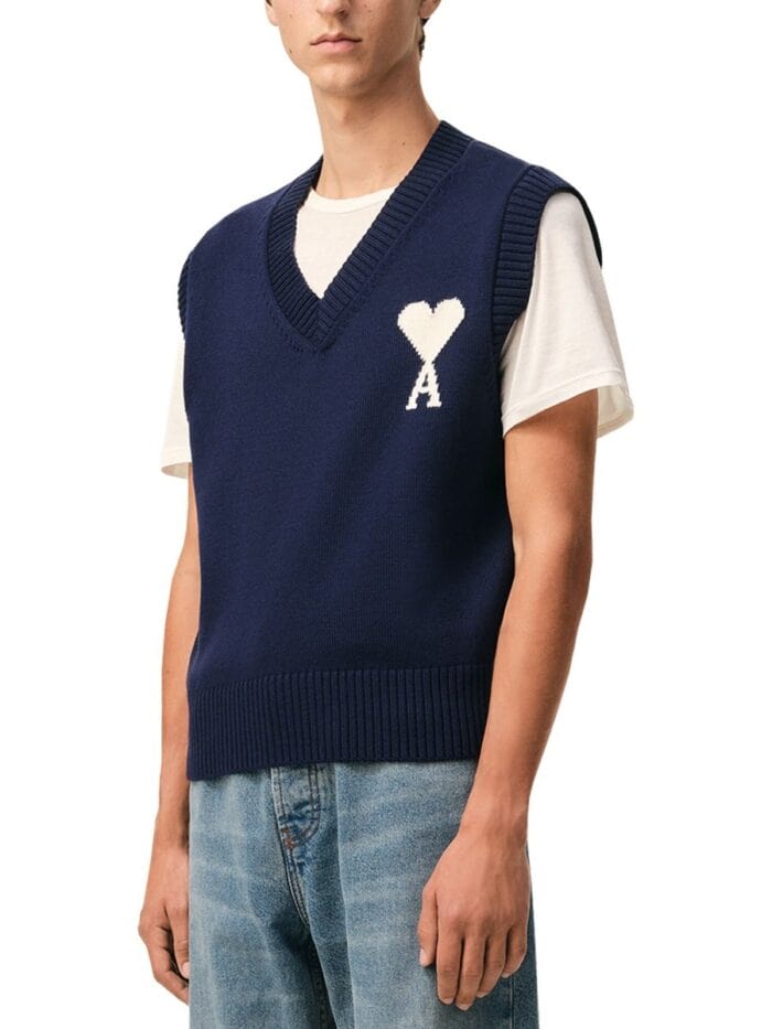 AMI PARIS VESTS WITH LOGO