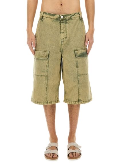 AMI PARIS WIDE FIT CARGO SHORTS