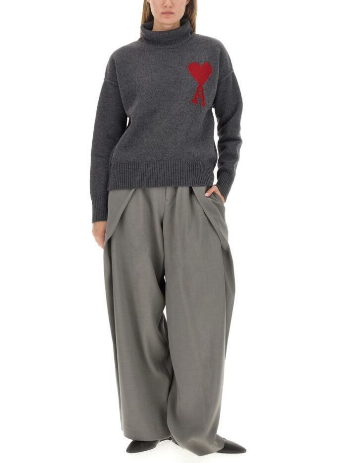 AMI PARIS WIDE FIT PANTS