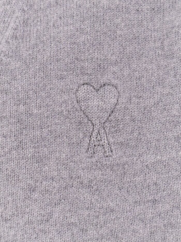 AMI PARIS Wool And Cashmere Cardigan