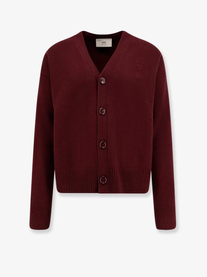 AMI PARIS Wool And Cashmere Cardigan