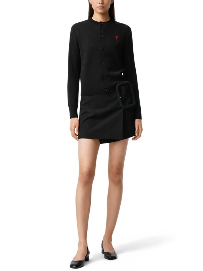 AMI PARIS WOOL CARDIGAN