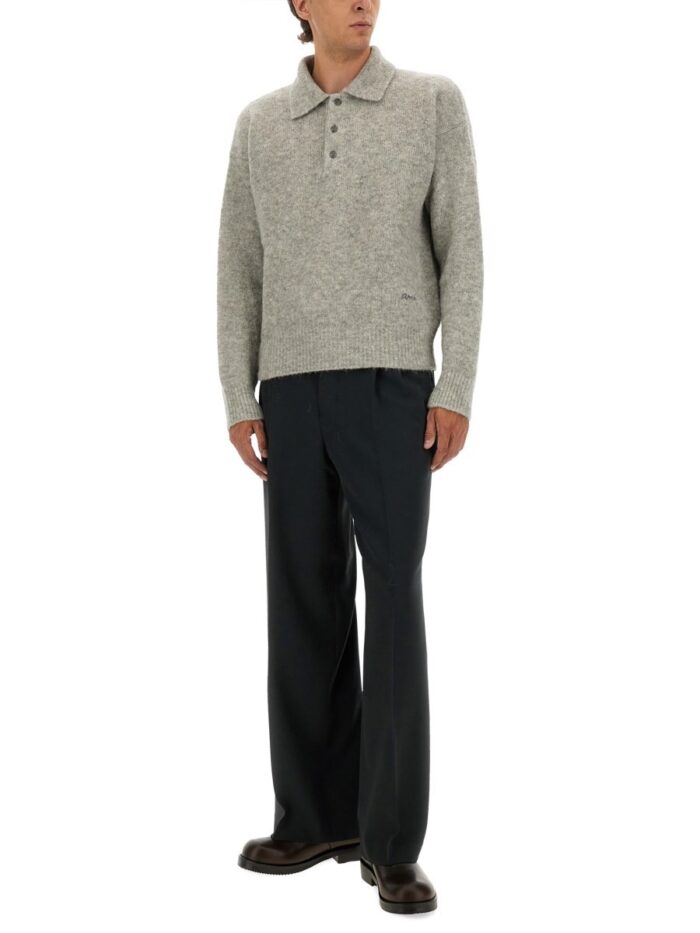 AMI PARIS WOOL POLO.