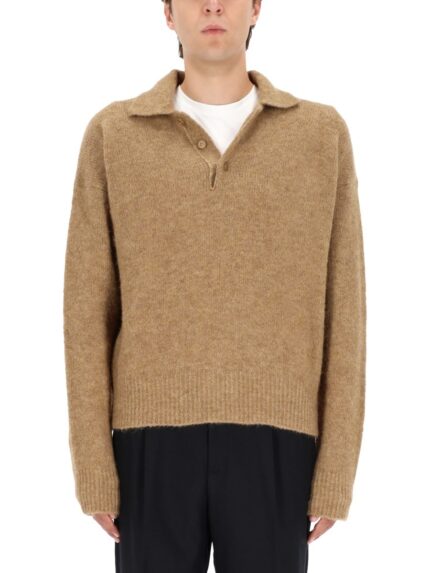 AMI PARIS WOOL POLO.