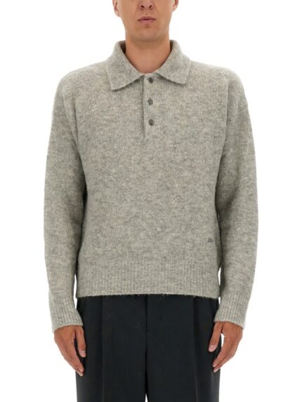 AMI PARIS WOOL POLO.
