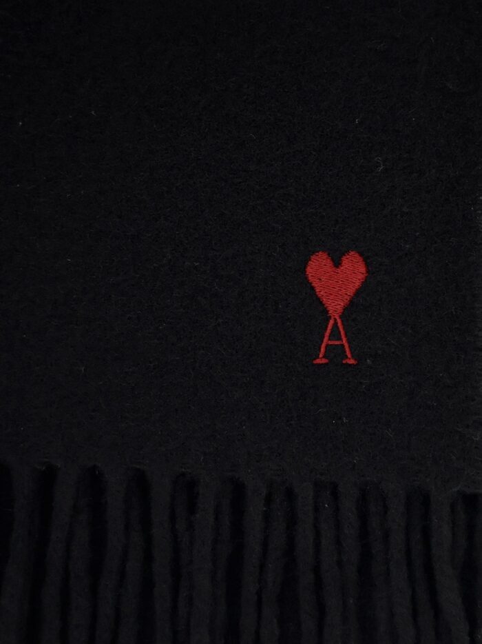 AMI PARIS Wool Scarf