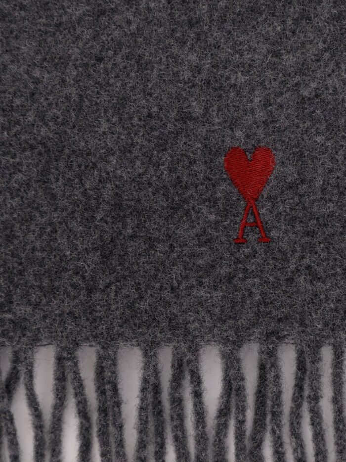 AMI PARIS Wool Scarf