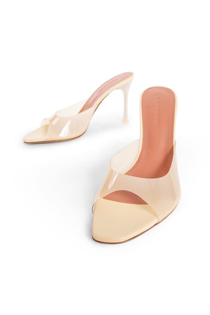 AMINA MUADDI Alexa Glass 95 Pvc Mules