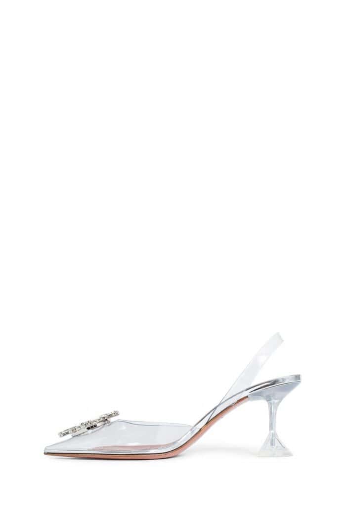 AMINA MUADDI Begum Glas Pvc Slingback Pumps