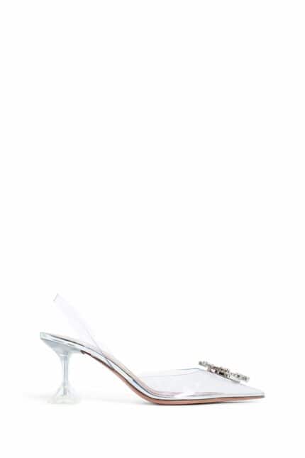 AMINA MUADDI Begum Glas Pvc Slingback Pumps