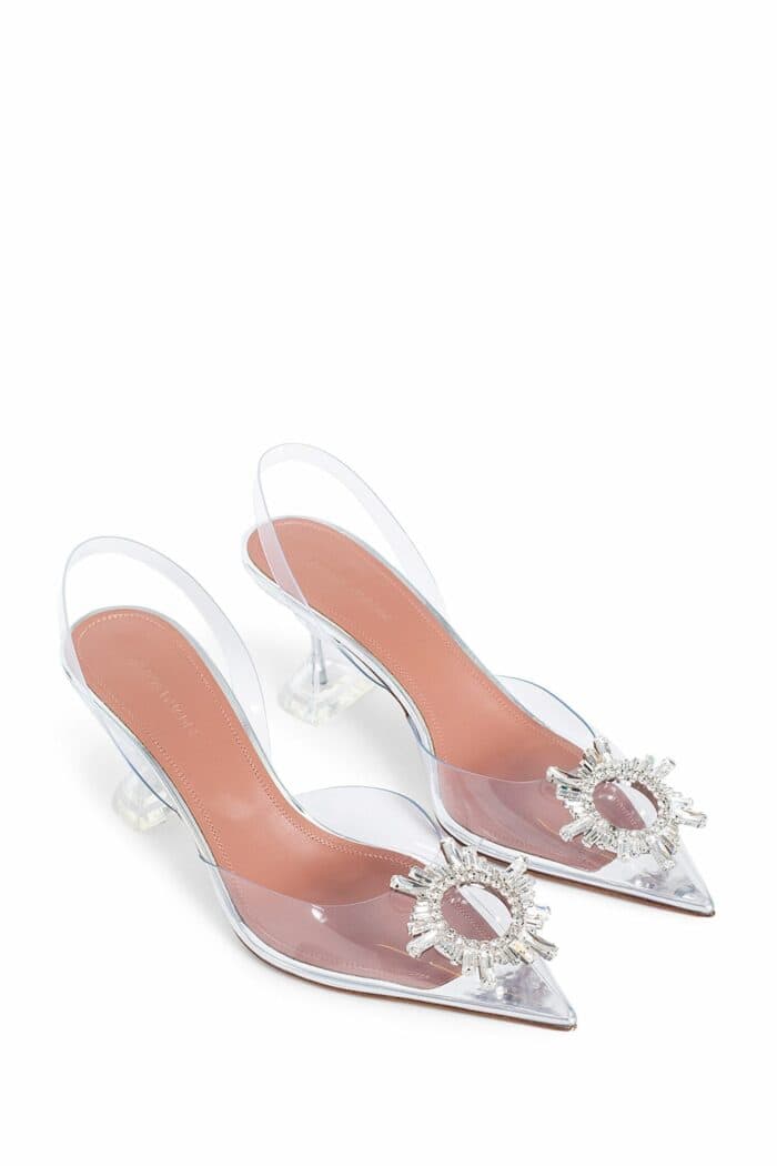 AMINA MUADDI Begum Glas Pvc Slingback Pumps