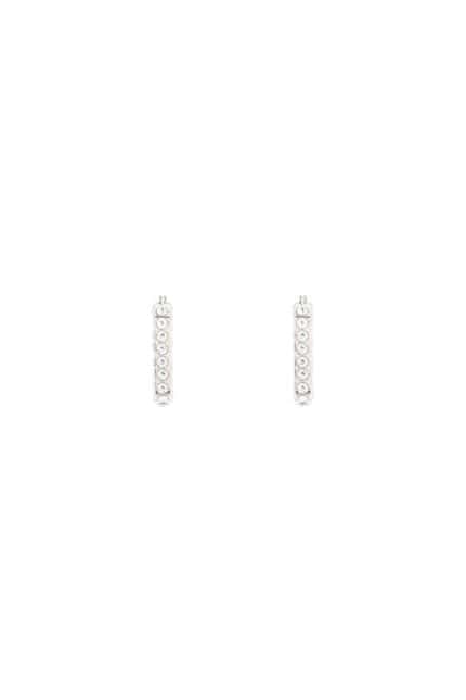 AMINA MUADDI Charlotte Earrings With Crystals