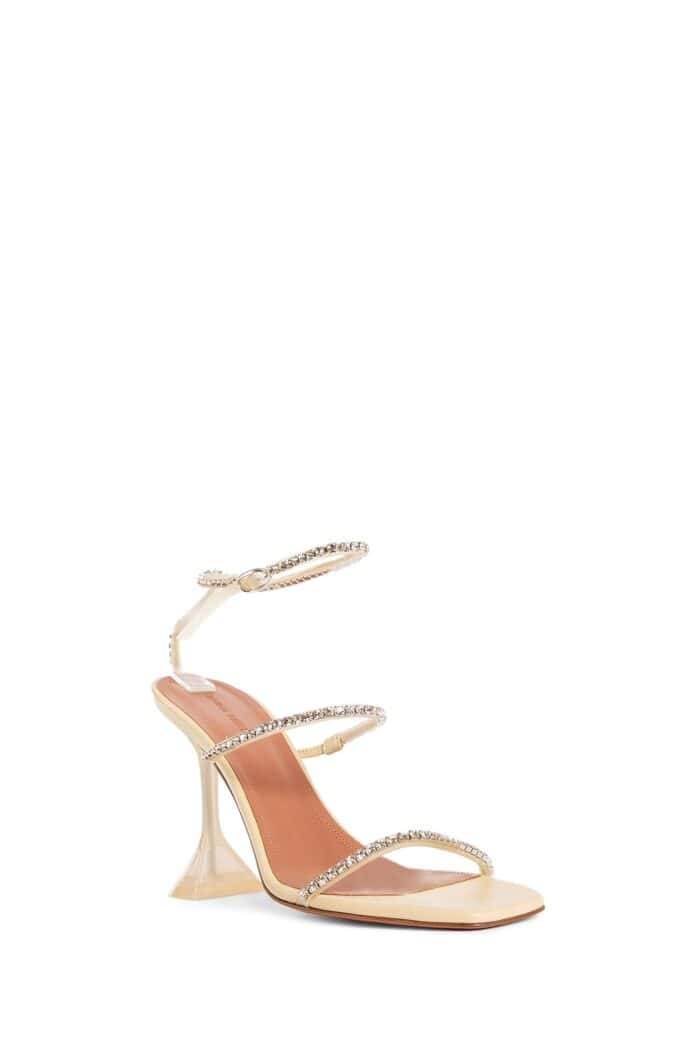 AMINA MUADDI Gilda Glass Sandals