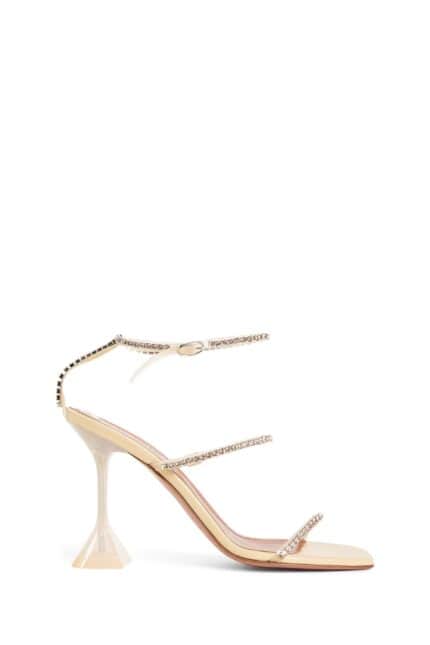 AMINA MUADDI Gilda Glass Sandals